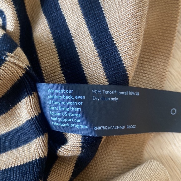 Eileen Fisher Silk Tencel Stripe sweater XL EUC - Picture 10 of 10